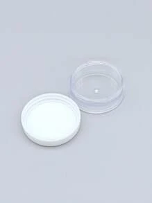 1Pc 20G Nhựa Mặt Mỹ Phẩm Hũ Kem Mắt Chai Cho Nữ Trang Điểm Hộp Đựng Mỹ Phẩm - trắng - Xem 5