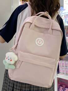 女性後背包女孩書包學生書包背包適合旅行