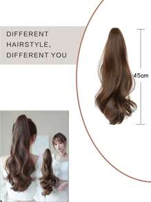 Phần mở rộng tóc tổng hợp sóng cơ thể trung bình - màu nâu - Xem 6