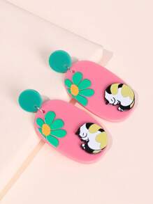 Hoa tai thả đồ họa hoạt hình - Nhiều màu - Xem 2