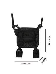 Fashion Men And Women Chest Bag Vest Bag, For Outdoor Travel Bag - Black - View 4