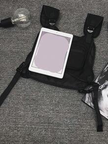 Fashion Men And Women Chest Bag Vest Bag, For Outdoor Travel Bag - Black - View 6