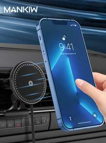 Cargador inalámbrico para coche magnético - Negro - Ver 1