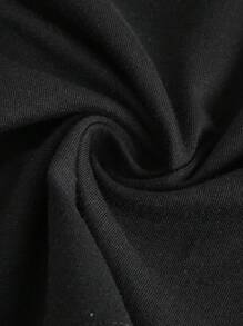 SHEIN Maternity Lift Up Nursing Tank Top - Black - View 7