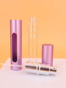 5ml Mini Portable Perfume Refillable Bottle Metal Sprayer Aluminum Empty Glass Atomizer Container - Purple - View 4