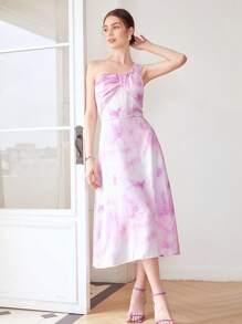 MOTF PREMIUM Váy nhuộm một bên vai - Nhiều màu - Xem 3