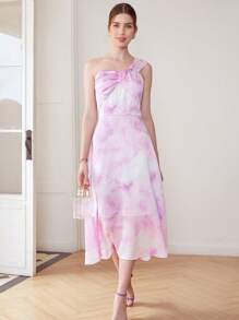 MOTF PREMIUM Váy nhuộm một bên vai - Nhiều màu - Xem 5