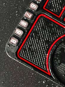 4 In 1 Rubber Car Anti-slip Mat - Black - View 3