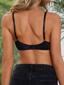 Contrast Lace Underwire Sexy Lingerie Bra