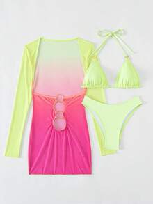 Bộ Bikini Nữ Nhẫn Ombre - Nhiều màu - Xem 6