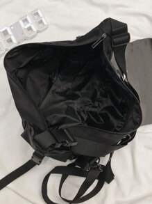 Túi đeo chéo vai phong cách Nhật Bản dành cho nam, thời trang, đa năng và tiện dụng, hoàn hảo cho học sinh, túi công sở phong cách tối màu túi đeo hông túi đeo vai túi đeo hông túi vuông túi màu đen đồ dùng du lịch thiết yếu cho kỳ nghỉ mùa hè thể thao túi đi học đại học bố sinh viên năm nhất đựng sách túi đeo chéo đa chức năng cho ký túc xá đại học để đựng túi túi đeo chéo túi đeo hông túi đeo chéo mùa thu cho nam túi hình trụ tiền cũ quà tặng giáng sinh lễ tạ ơn túi đeo hông túi tote quà tặng đồ dùng thiết yếu cho kỳ nghỉ túi đeo chéo cắm trại túi trở lại trường đồ dùng học tập - màu đen - Xem 3