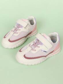 1 par de zapatillas de mujer con estilo universitario, versátiles, con , en bloque de color con malla, cómodas y transpirables, zapatillas deportivas para correr, zapatos casuales de estudiante