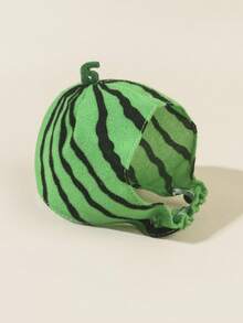 1pc Watermelon Design Pet Headwear - Green - View 2