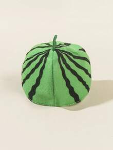 1pc Watermelon Design Pet Headwear - Green - View 3