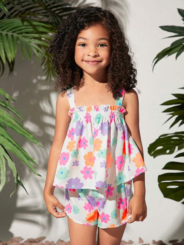 طقم ملابس منزلية من قطعتين من Dazy Kids للفتيات12سنه من  Shein