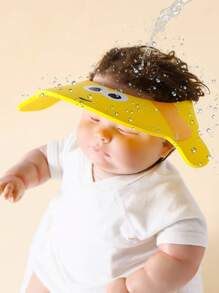 momscare Bebé Gorro de ducha con estampado de figura de dibujos animados para uso diario - Amarillo - Ver 3