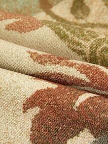 ROMWE Hippie Patchwork Print Wide Leg Overall Jumpsuit - Multicolor - View 4