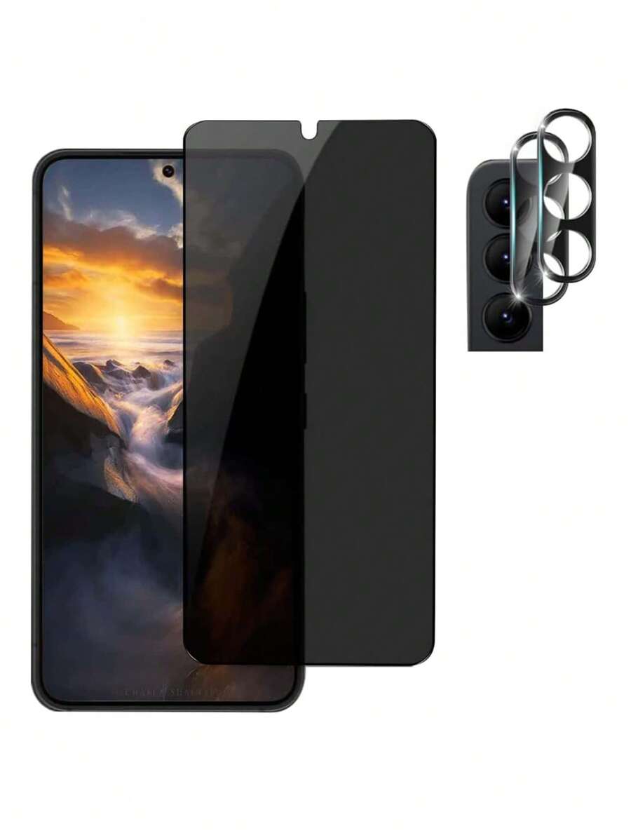 3 片隱私強化玻璃螢幕保護貼 - 黑色 - 查看 1