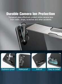 3 片隱私強化玻璃螢幕保護貼 - 黑色 - 查看 5