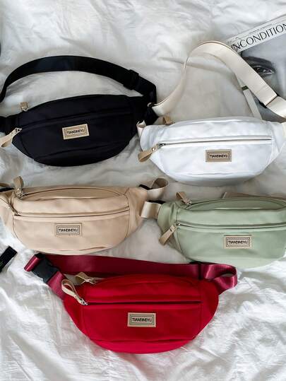 Waist Bag Designer Zipper Chest Bag Sport Travel Girl Waist Belt Bag Fashion Phone Waist Pack For Women