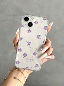 花卉图案手机壳，兼容 15/15Plus/15Pro/15Pro Max国际版，非国内版 - 彩色 - 查看 1