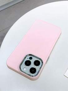 Funda Lisa Para Teléfono Compatible Con iPhone 15/15Pro/15Plus/15Promax - Rosa - Ver 7