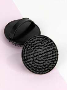 2件装塑料按摩洗发刷，用于清洁头皮，发刷，梳子，美发工具，美发产品及配件，适用于理发店、美容院、旅行必备、返校季、旅行度假必备、女士美发配件、刷子、发梳、梳子、解结梳、球形梳、迷你发梳、发梳套装、木梳、发梳、迷你发梳、解结梳、发梳、美发产品、美发工具、美发用品、卷发梳、美发设备、旅行必备、发型、美发、发梳、背梳、造型梳、卷发梳、边缘梳、发梳、梳发、发梳套装、梳发、卷发梳、解结梳、女士发梳、头发、旅行、美发产品、美发工具、美发用品、理发师、理发师配件、理发店、美发设备 - 黑色 - 查看 2