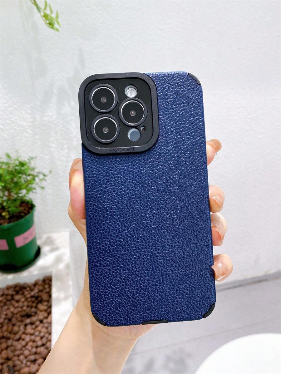 1 Ốp điện thoại PU mềm, chống nước, chống vân tay, chống trầy xước, không phai màu, tương thích với iPhone