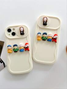 Vỏ điện thoại trang trí hình có nắp máy ảnh trượt - Nhiều màu - Xem 1