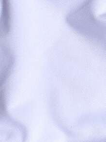 SHEIN Swim Summer Beach Ruffle Trim Ruched High Waisted Bikini Set - Royal Blue - View 4