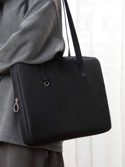 素色滌綸電腦包