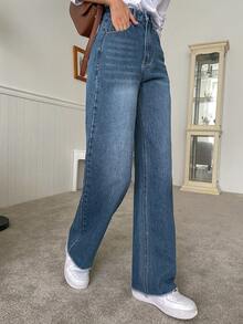 DAZY Rửa thuốc tẩy Quần legging thẳng - Rửa trung bình - Xem 8