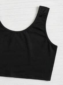 Tank Top & Buffalo Plaid Bow Detail Trousers PJ Set - Multicolor - View 4