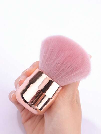 1支多功能蘑菇頭粉底掃,化妝工具適用於定妝和修容