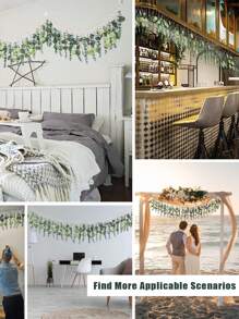 1入組人造葉藤 - 綠色 - 查看 5