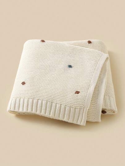 1pc Baby Polka Dot Pattern Swaddling Blanket Love Valentine