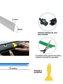 Car Decorative Lamp - White - View 7
