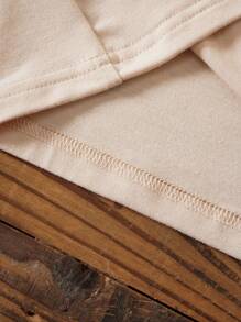 SHEIN LUNE Camiseta ganado con estampado - Albaricoque - Ver 5