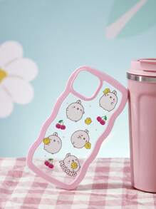 SHEIN X MOLANG Wave Edge Tpu Material Mobile Phone Case - Multicolor - View 7