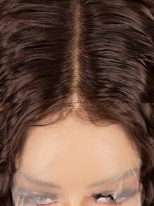 13X4X1.5T型蕾絲長款卷人造假髮 - Dark Brown - 查看 5