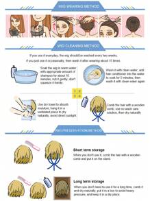 13X4X1.5T型蕾絲長款卷人造假髮 - Dark Brown - 查看 7