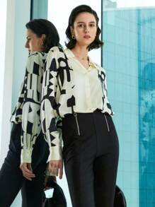 MOTF PREMIUM SILK ABSTRACT SHIRT - Multicolor - View 3