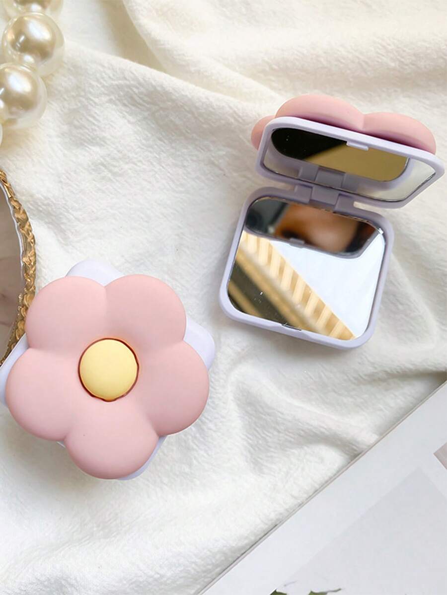 1 Miếng Trang trí Hoa Giá đỡ điện thoại Với Vô hình Gương - Hồng - Xem 1