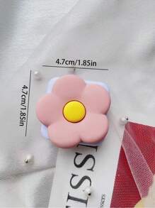 1 Miếng Trang trí Hoa Giá đỡ điện thoại Với Vô hình Gương - Hồng - Xem 3