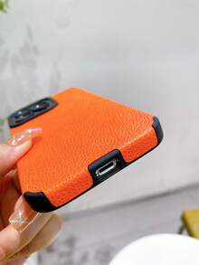 1 Ốp điện thoại mềm bằng da PU có tính năng chống rơi, chống mồ hôi, chống vân tay, chống mài mòn và không phai màu Tương thích với iPhone - trái cam - Xem 9