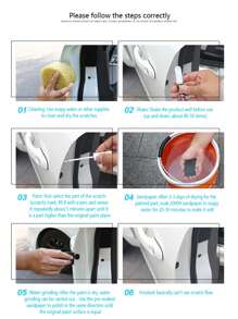 1pc Black Car Scratch Repair Paint Pen Automotive Paint Scratch Remover - Black - View 6