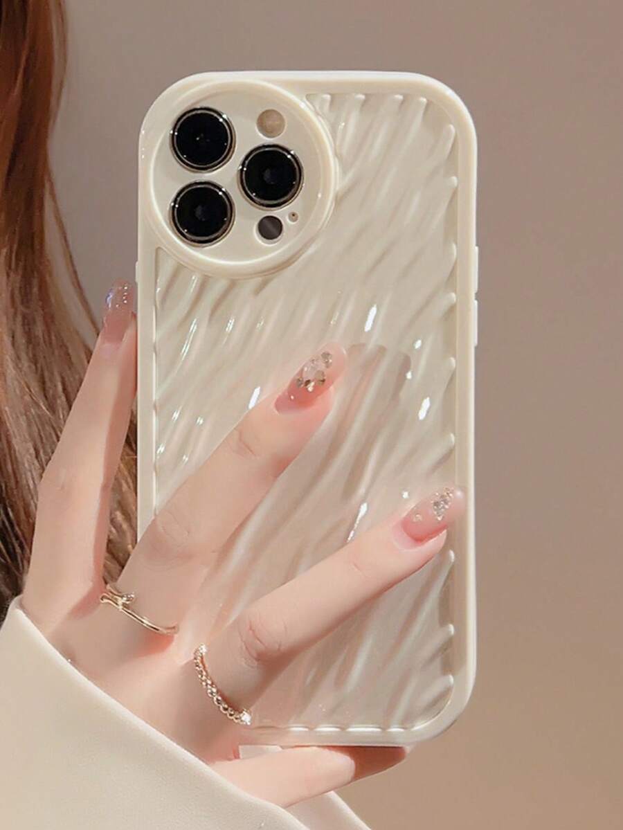 Funda para móvil onda de agua en relieve - transparente - Ver 1