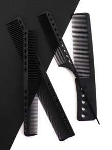 4入組混合頭髮造型梳子套裝 - 黑色 - 查看 4