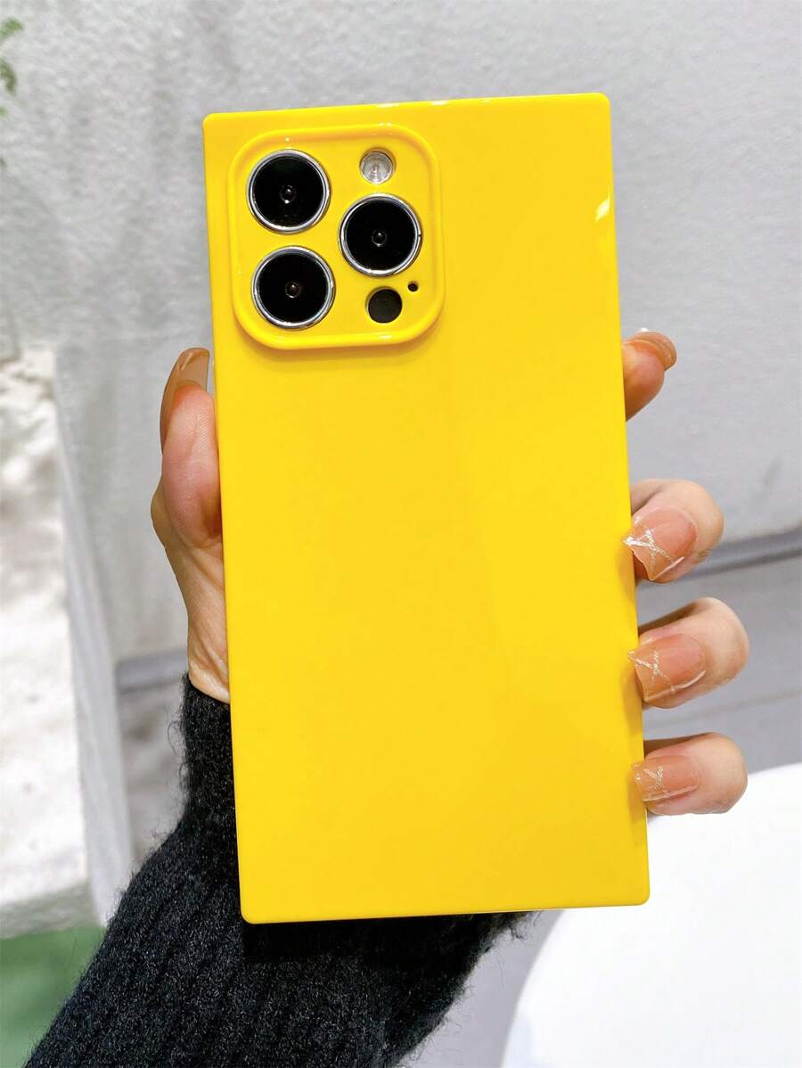 柔软 TPU 保护手机壳，防摔、防汗、耐磨、不褪色，适用于 17 Pro Max/17 Pro/17 Air/17/16 Pro Max/16 Plus/16/15 Pro Max/15 Pro/15/14 Pro Max/14 Pro/14/13/12/11 - 黃色 - 查看 1