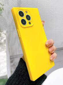 柔软 TPU 保护手机壳，防摔、防汗、耐磨、不褪色，适用于 17 Pro Max/17 Pro/17 Air/17/16 Pro Max/16 Plus/16/15 Pro Max/15 Pro/15/14 Pro Max/14 Pro/14/13/12/11 - 黃色 - 查看 4